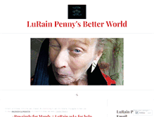 Tablet Screenshot of lurainpennybetterworld.wordpress.com