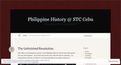 Desktop Screenshot of philippinehistory1.wordpress.com