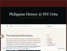 Tablet Screenshot of philippinehistory1.wordpress.com