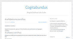 Desktop Screenshot of cogitabundus.wordpress.com