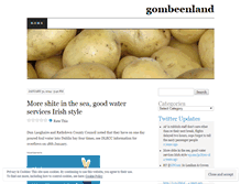 Tablet Screenshot of gombeenland.wordpress.com