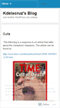 Mobile Screenshot of kdelacruz.wordpress.com