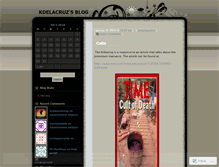 Tablet Screenshot of kdelacruz.wordpress.com