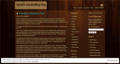 Desktop Screenshot of haroldwoodcrafting.wordpress.com