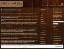 Tablet Screenshot of haroldwoodcrafting.wordpress.com