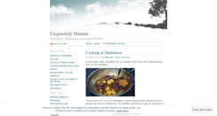 Desktop Screenshot of exquisitelyhuman.wordpress.com