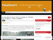 Tablet Screenshot of freaksociety.wordpress.com