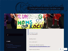 Tablet Screenshot of challengedandrunninginthebikelane.wordpress.com