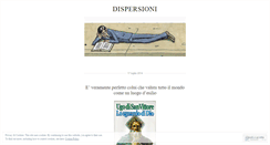 Desktop Screenshot of dispersioni.wordpress.com