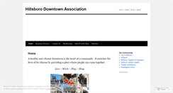 Desktop Screenshot of hillsborodowntown.wordpress.com