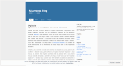 Desktop Screenshot of falamansa.wordpress.com