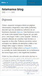 Mobile Screenshot of falamansa.wordpress.com