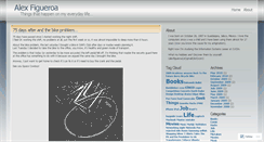 Desktop Screenshot of alexfigueroa.wordpress.com