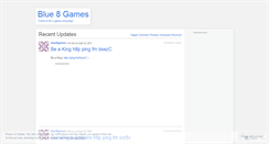 Desktop Screenshot of blue8games.wordpress.com