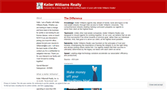 Desktop Screenshot of joinkellerwilliams.wordpress.com