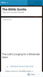 Mobile Screenshot of an800lbgorilla.wordpress.com
