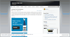 Desktop Screenshot of issues4u.wordpress.com