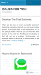 Mobile Screenshot of issues4u.wordpress.com