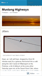 Mobile Screenshot of mustanghighways.wordpress.com
