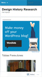 Mobile Screenshot of designhistoryresearch.wordpress.com