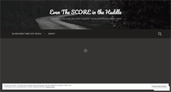 Desktop Screenshot of eventhescoreinc.wordpress.com