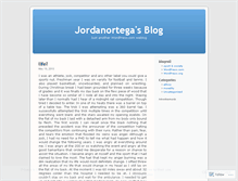 Tablet Screenshot of jordanortega.wordpress.com