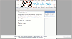 Desktop Screenshot of f1colours.wordpress.com
