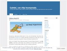 Tablet Screenshot of guintel.wordpress.com