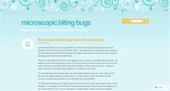 Desktop Screenshot of bitingbugs.wordpress.com