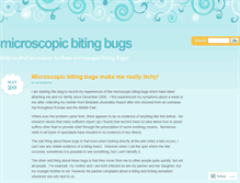 Tablet Screenshot of bitingbugs.wordpress.com