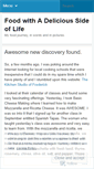Mobile Screenshot of foodwithasideoflife.wordpress.com