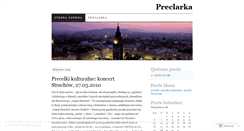 Desktop Screenshot of preclarka.wordpress.com