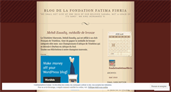 Desktop Screenshot of fondationfatimafihria.wordpress.com