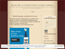 Tablet Screenshot of fondationfatimafihria.wordpress.com