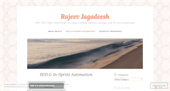 Desktop Screenshot of jrajeev.wordpress.com