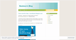 Desktop Screenshot of nooboon.wordpress.com
