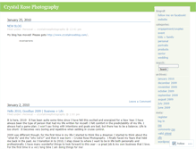 Tablet Screenshot of crystalrosephotography.wordpress.com