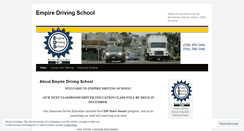 Desktop Screenshot of empiredrivingschool.wordpress.com