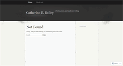 Desktop Screenshot of catherineebailey.wordpress.com