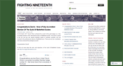 Desktop Screenshot of 19btn.wordpress.com