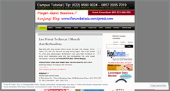 Desktop Screenshot of imamaunpad.wordpress.com