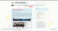 Desktop Screenshot of esfmagazine.wordpress.com