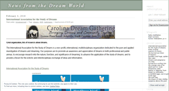 Desktop Screenshot of dreamcurrents.wordpress.com