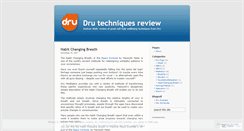 Desktop Screenshot of drutechniques.wordpress.com