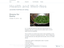 Tablet Screenshot of healthandwellnes.wordpress.com