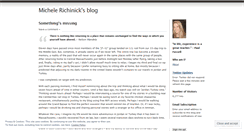 Desktop Screenshot of michelecrichinick.wordpress.com