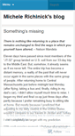 Mobile Screenshot of michelecrichinick.wordpress.com