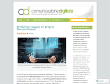 Tablet Screenshot of comunicazionedigitale.wordpress.com