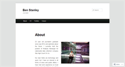 Desktop Screenshot of benstanleyjournalist.wordpress.com