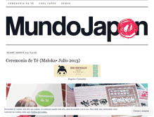 Tablet Screenshot of mundojaponews.wordpress.com